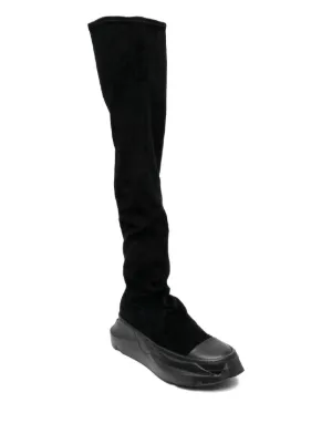 【正規品】Rick Owens DRKSHDW ALL BLACK ハイソックス ブーツ Rick Owens DRKSHDW ウィメンズ ブーツ通販 - FARFETCH