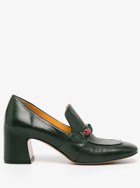 Madison.Maison 55mm crystal-embellished loafers