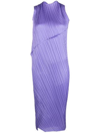 Issey Miyake Intangible Pleated Midi Dress - Farfetch