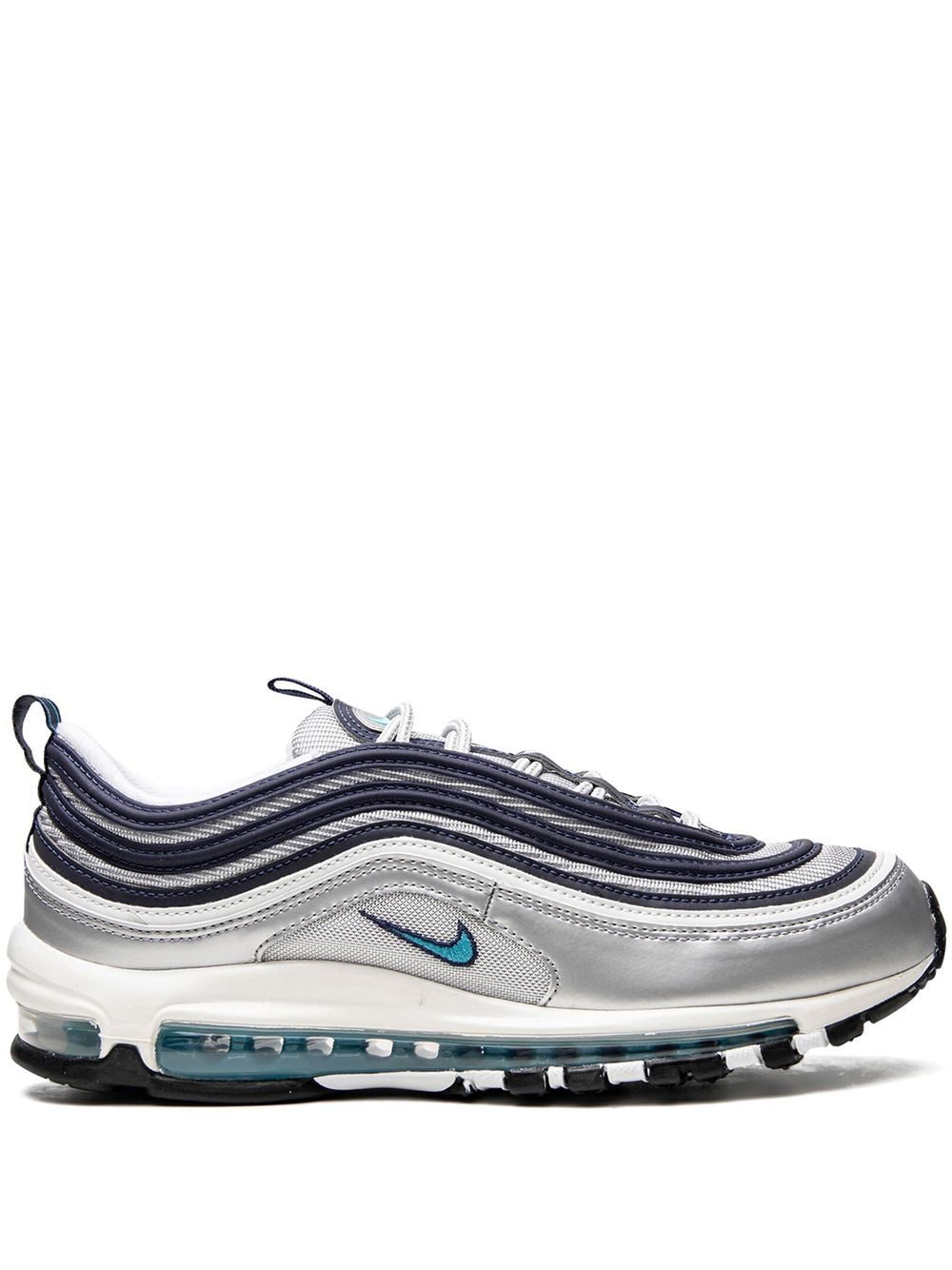 Image 1 of Nike Air Max 97 "Metallic Silver/Chlorine Blue" sneakers