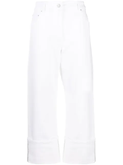 Fabiana Filippi cropped straigh-leg trousers