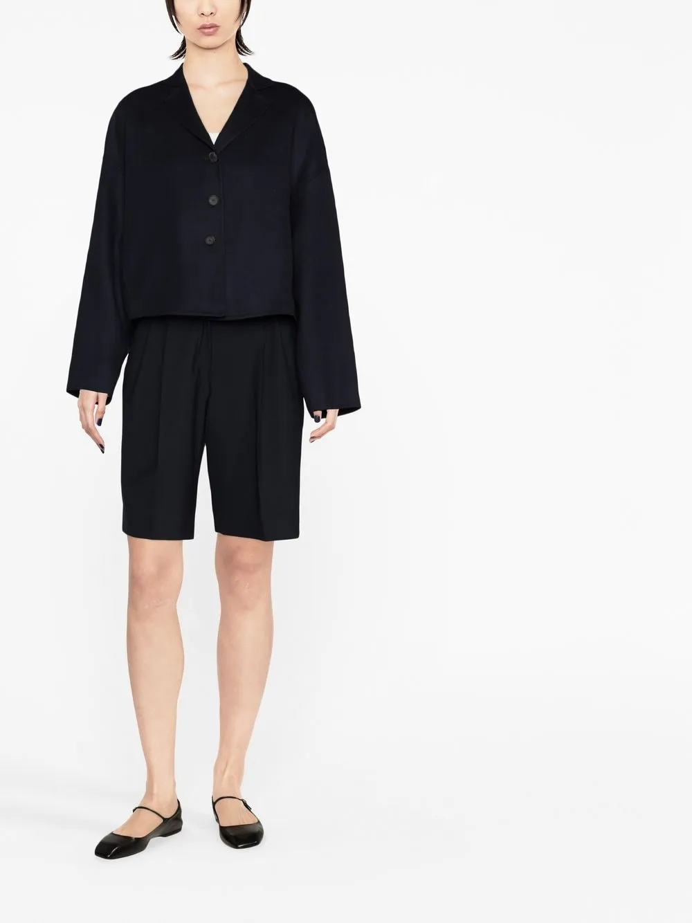 Fabiana Filippi Vest van wolmix - Blauw