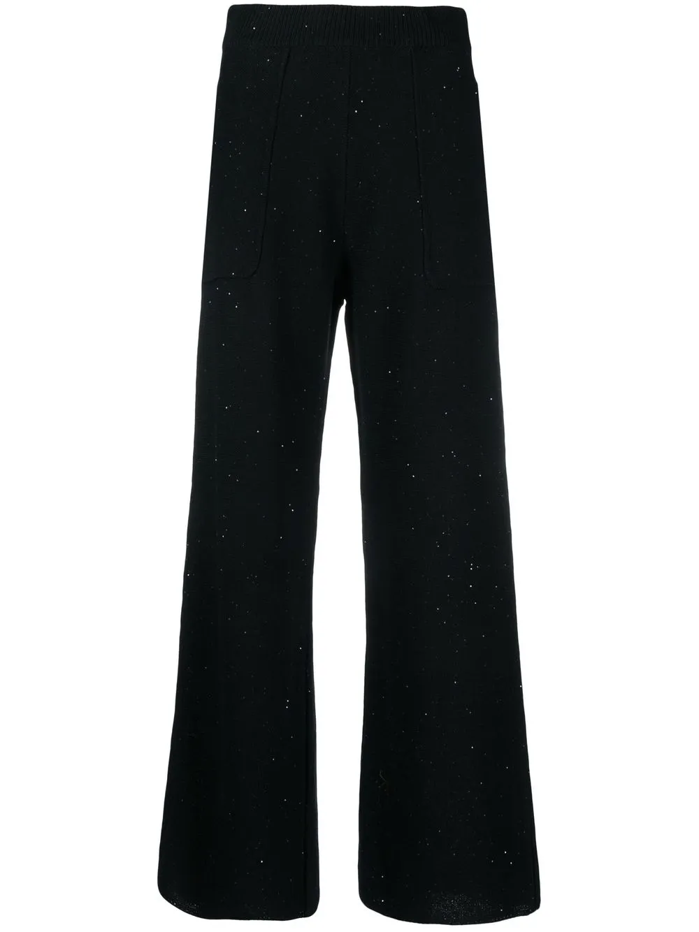 

Fabiana Filippi wide-leg sequin-embellished trousers - Black