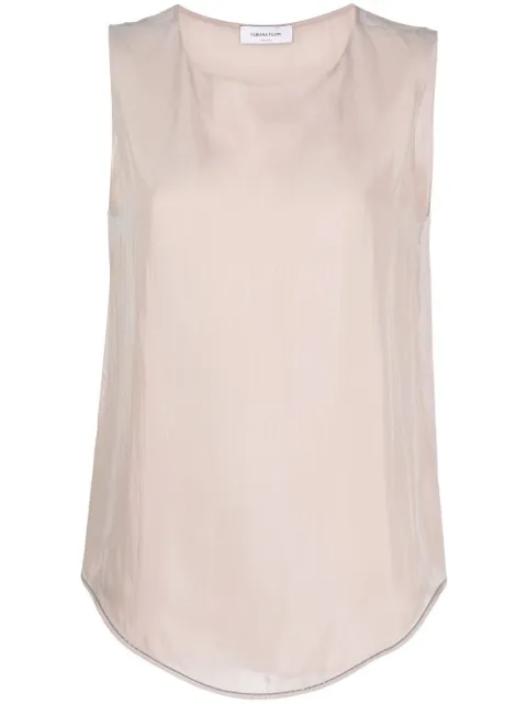 Fabiana Filippi round-neck sleeveless top