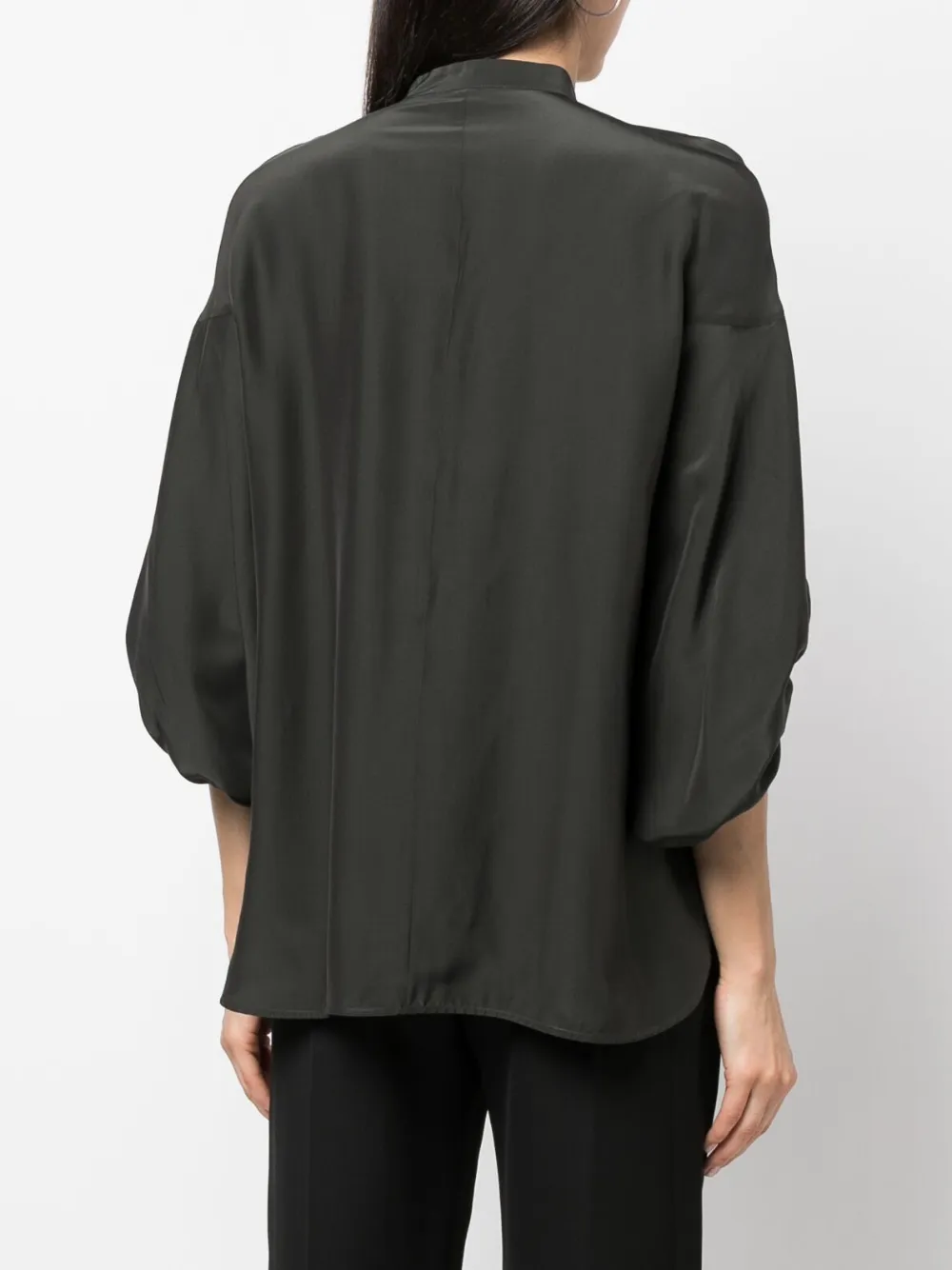 ファビアナフィリッピ　モニーレ装飾　シャツ FABIANA FILIPPIファビアナフィリッピモニーレ装飾シャツ