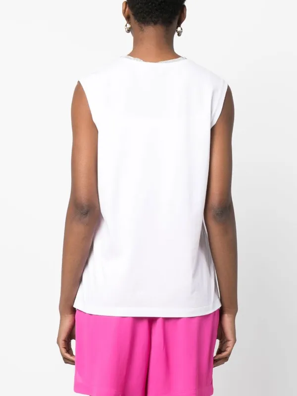 Fabiana Filippi モニーレ Vネックトップ | ホワイト | FARFETCH JP