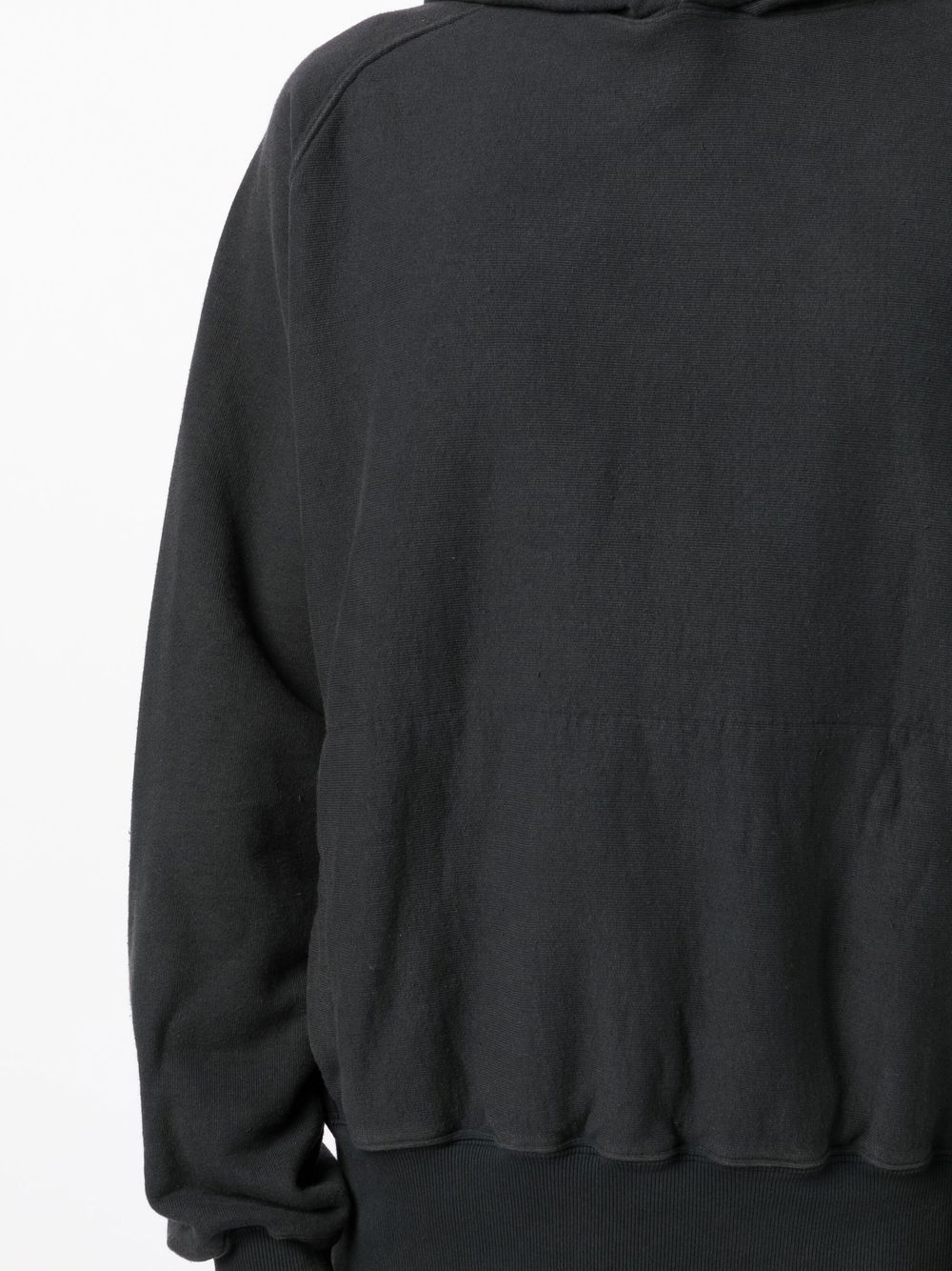 Shop Gr10k Long Sleeves Cotton Hoodie In Black
