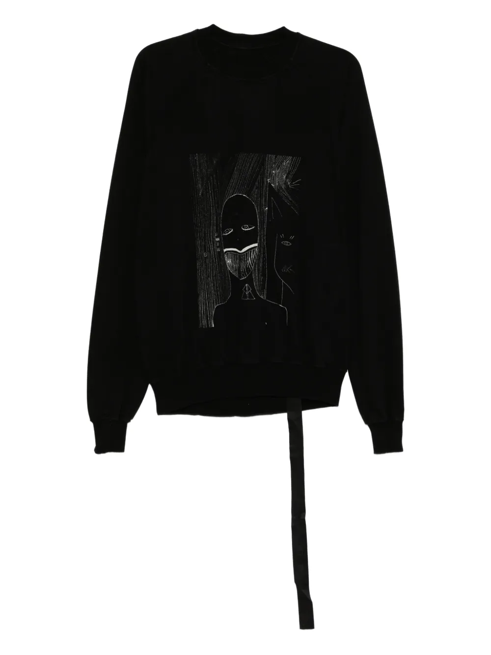 Rick Owens DRKSHDW Baseball sweatshirt - Nero