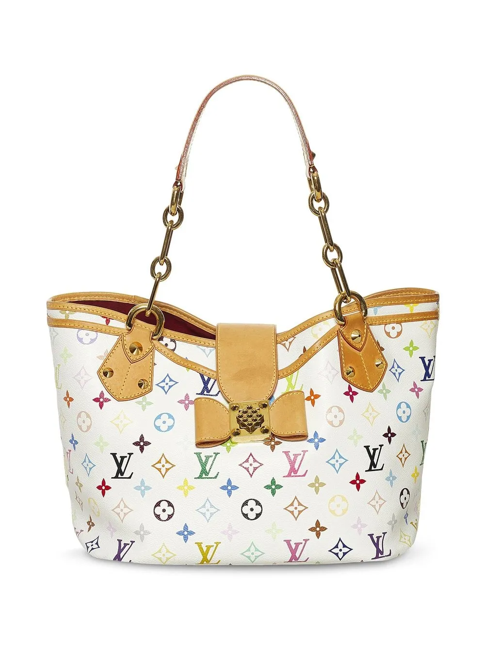 

Louis Vuitton 2010 pre-owned monogram multicolour Annie GM tote - White