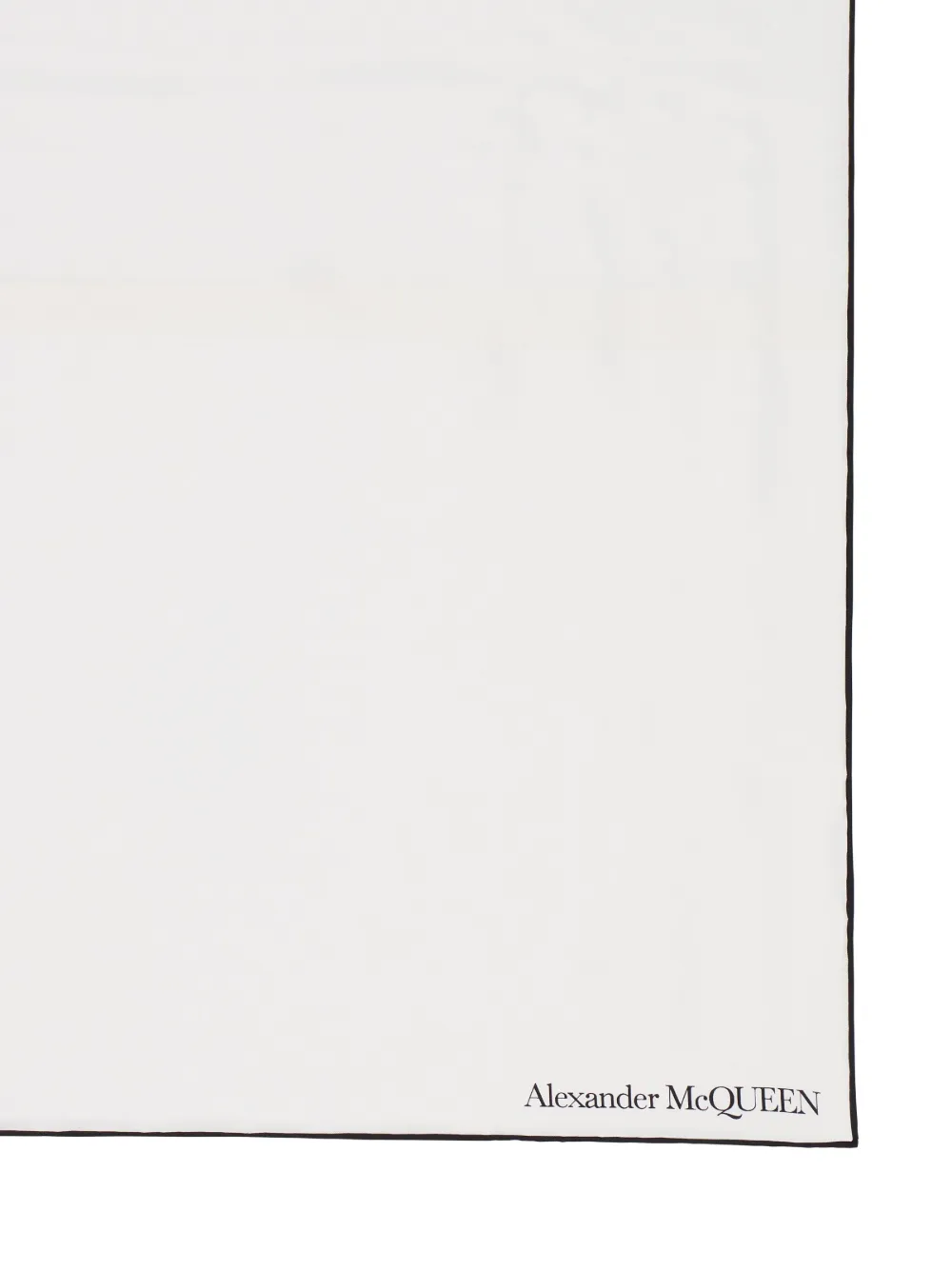 Alexander McQueen Zijden sjaal - Wit