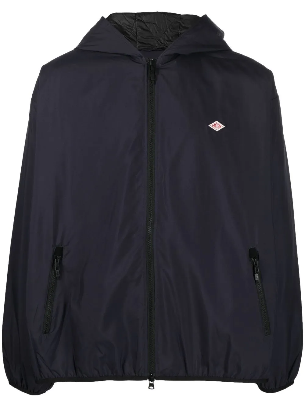 

Danton hooded zip-up jacket - Blue
