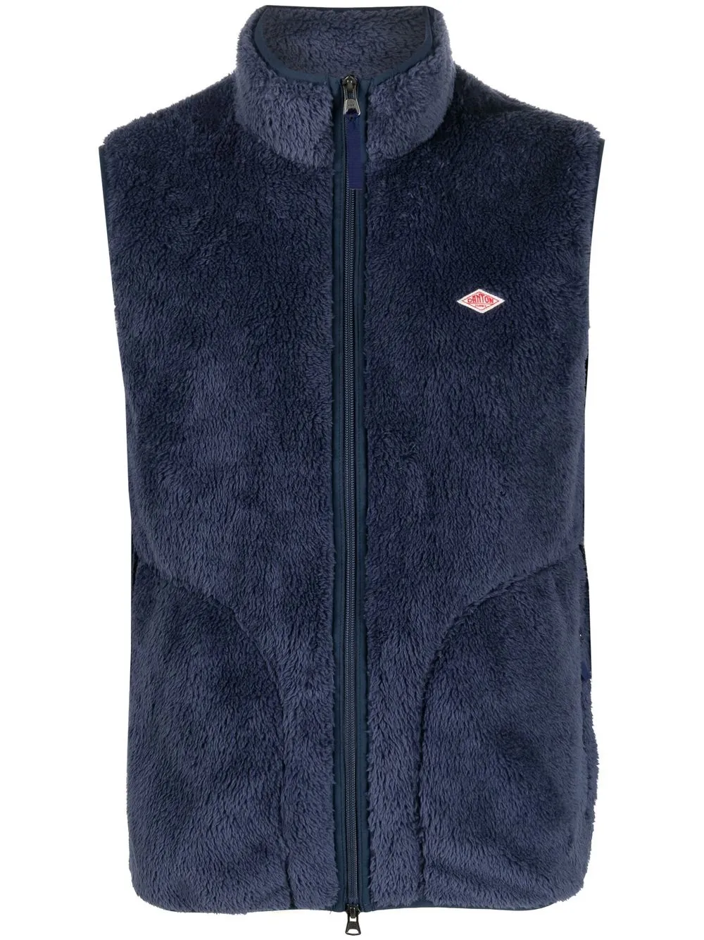 

Danton High Pile zip-fastening gillet - Blue