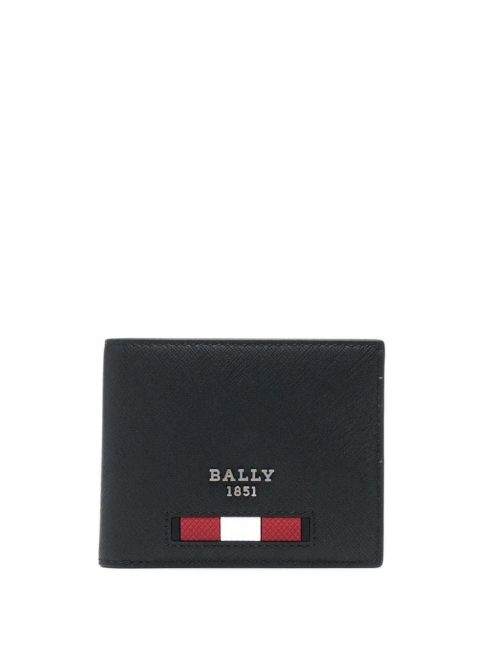 

Bally logo-plaque leather wallet - Black