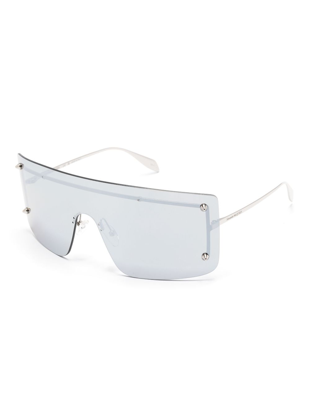 Alexander McQueen Eyewear Spike Studs Mask sunglasses Men