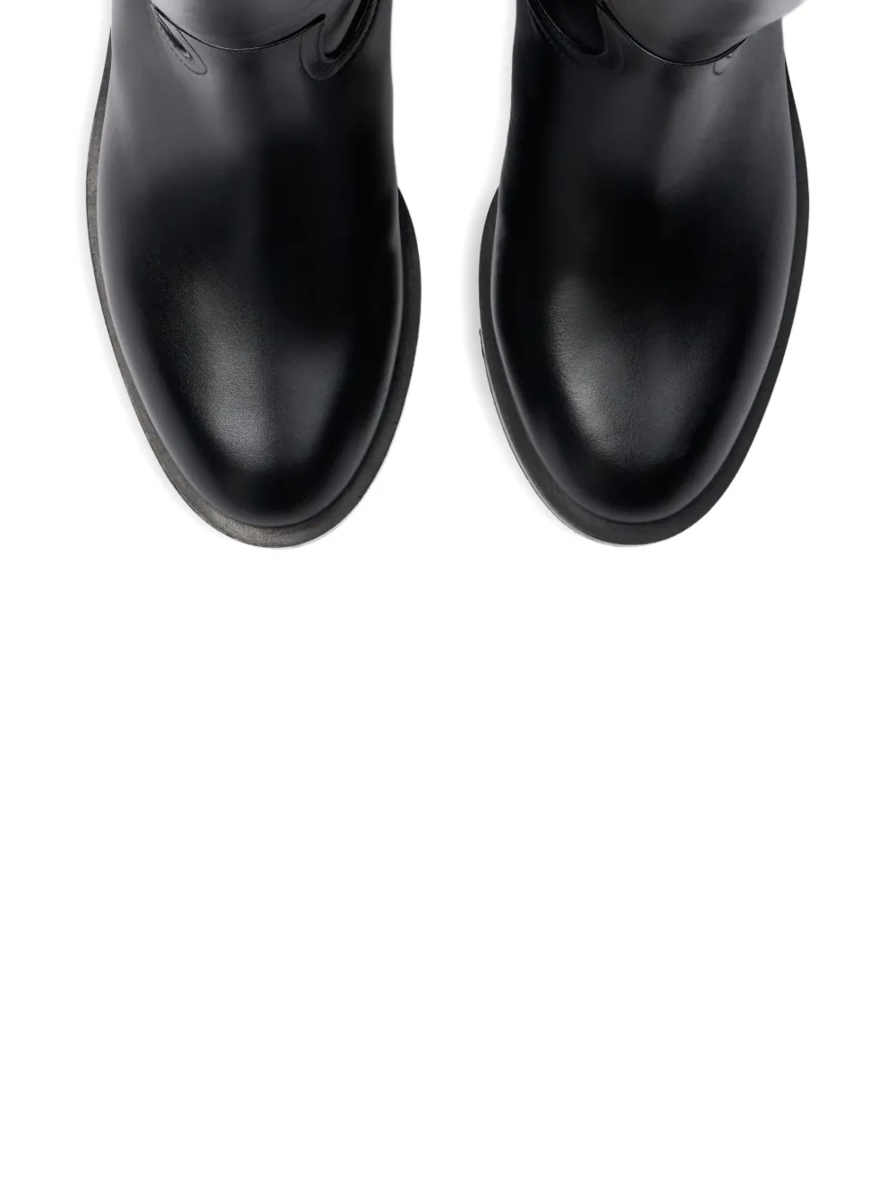 Knee-High Leather Boots