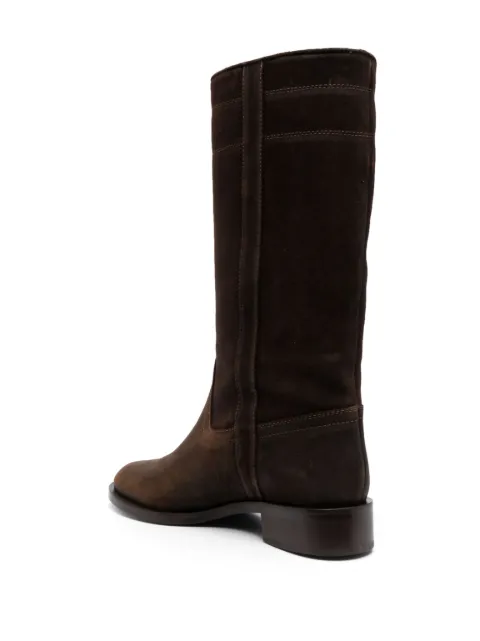 Scarosso Tess 30mm suede boots TESSBOOTBROSUED - 2