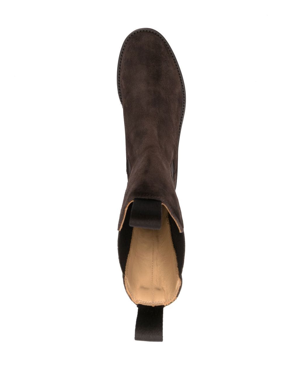 Shop Scarosso Wooster Suede Chelsea Boots In Brown