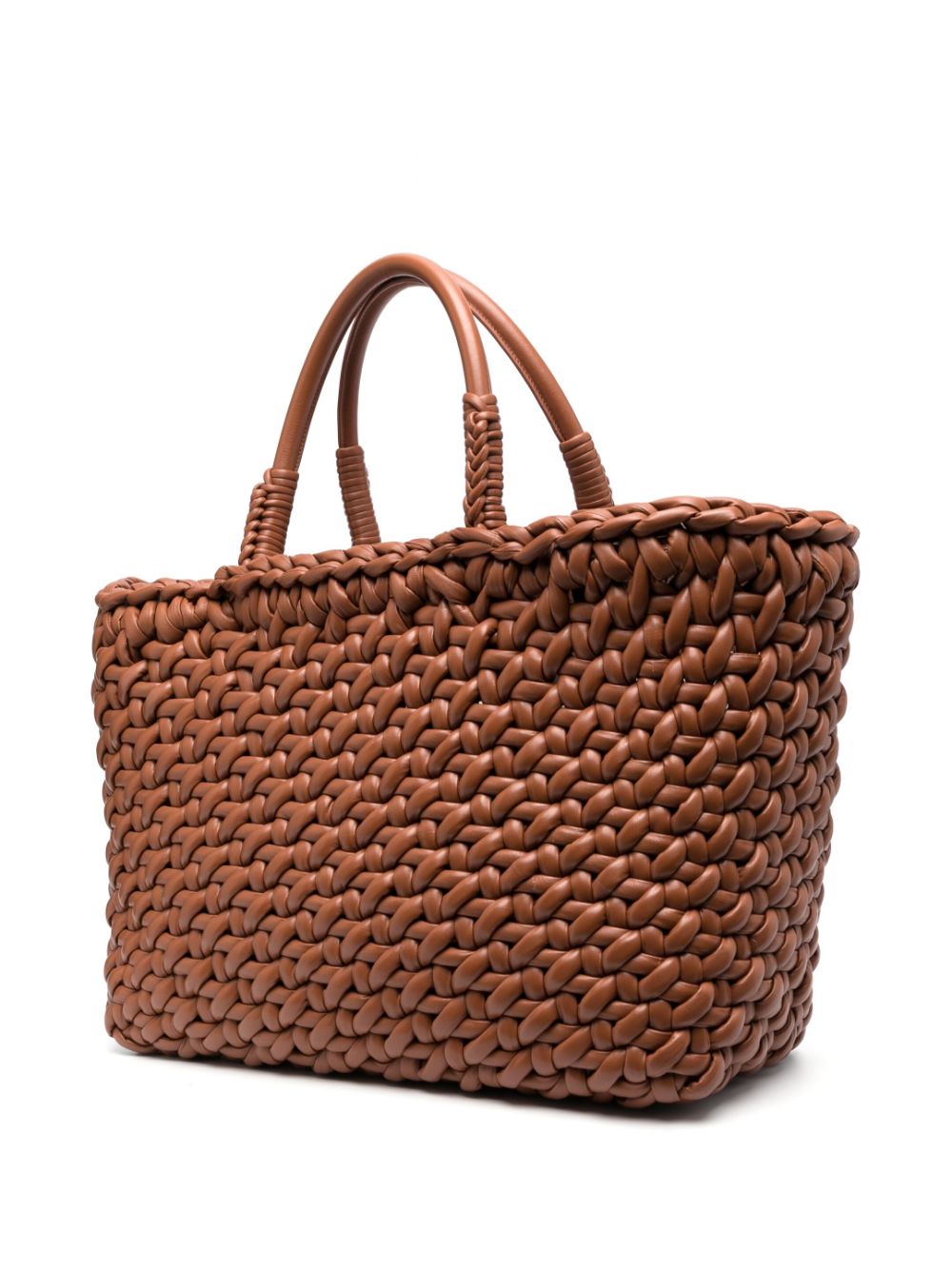 Alanui interwoven-design leather tote bag Women