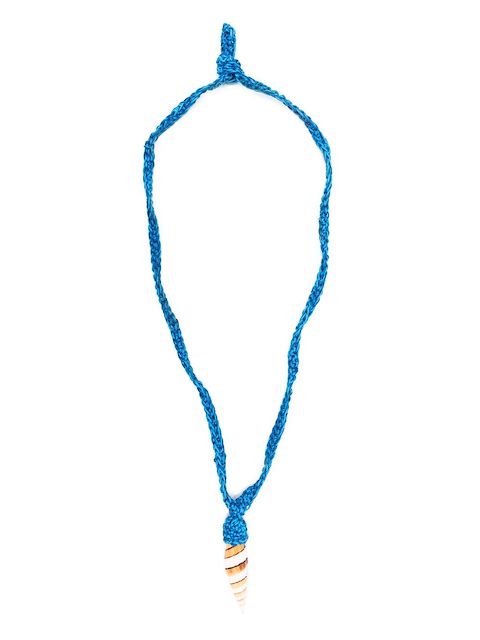 Alanui Mitra shell-pendant necklace