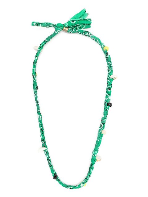 Alanui Bandana braided cotton necklace
