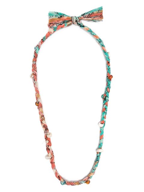 Alanui Bandana braided cotton necklace