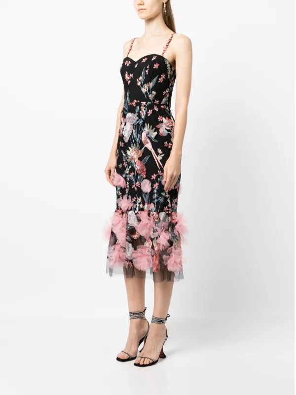 Marchesa shop butterfly dress