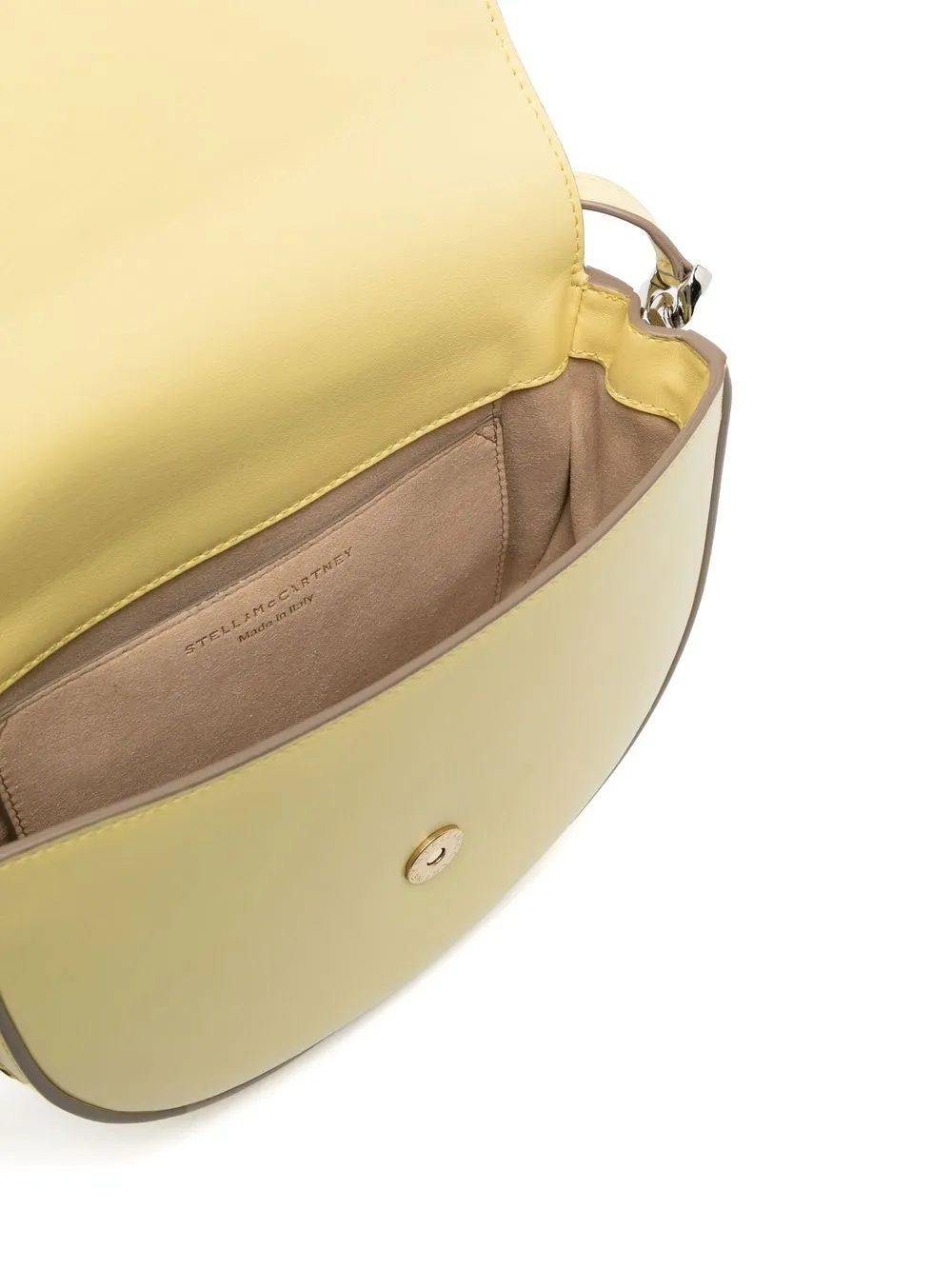 Stella Mccartney Medium Frayme Shoulder Bag In Yellow