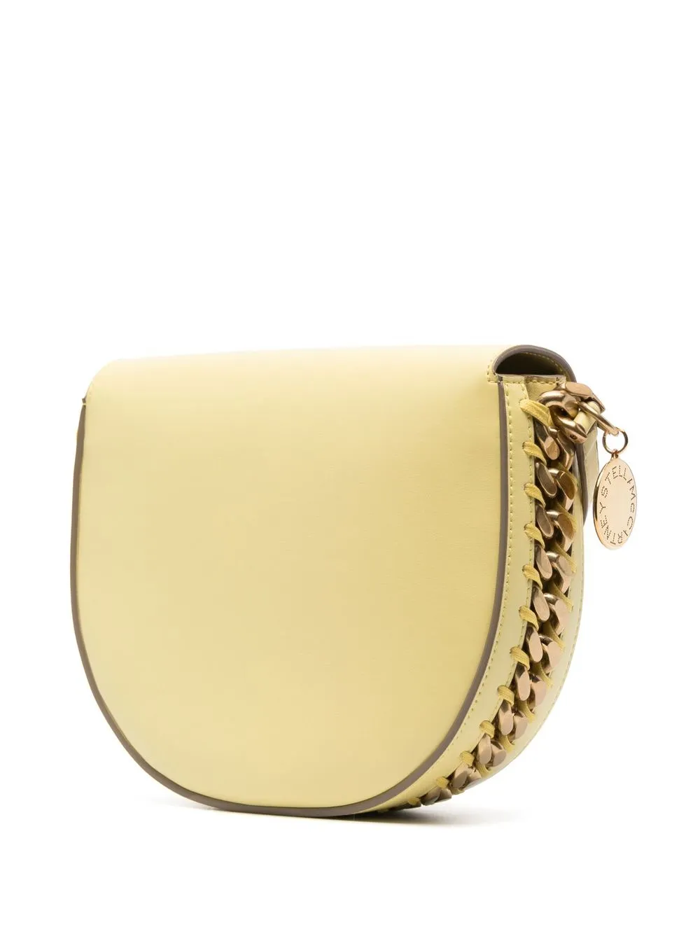Stella Mccartney Medium Frayme Shoulder Bag In Yellow