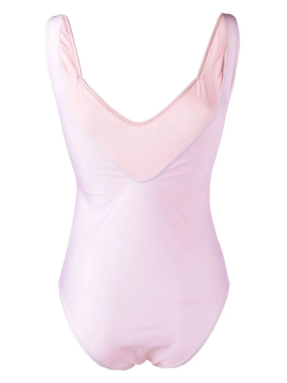 Image 2 of GANNI butterfly logo-print swimsuit