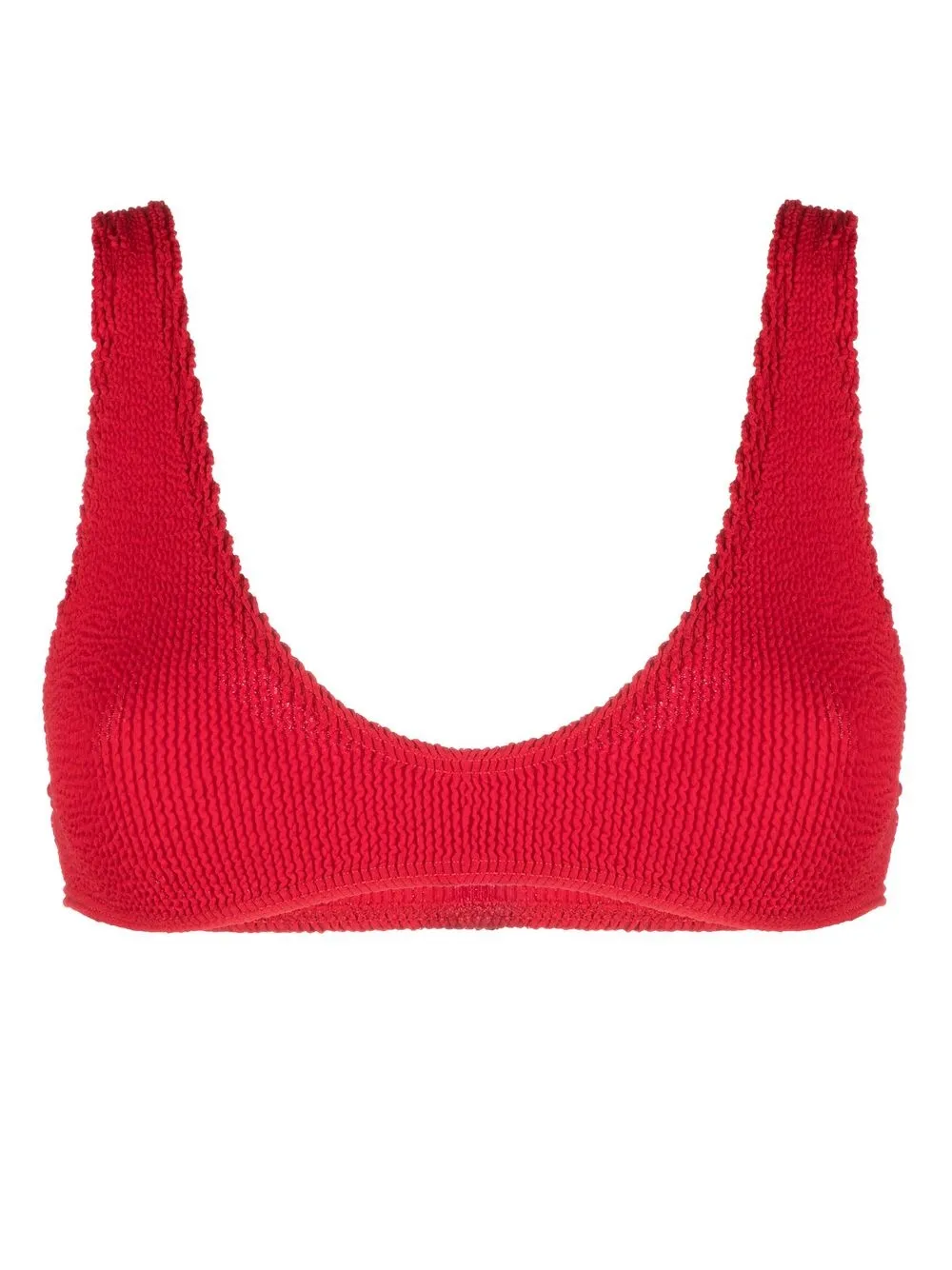 

Bond-eye Scout crinkled bikini top - Red