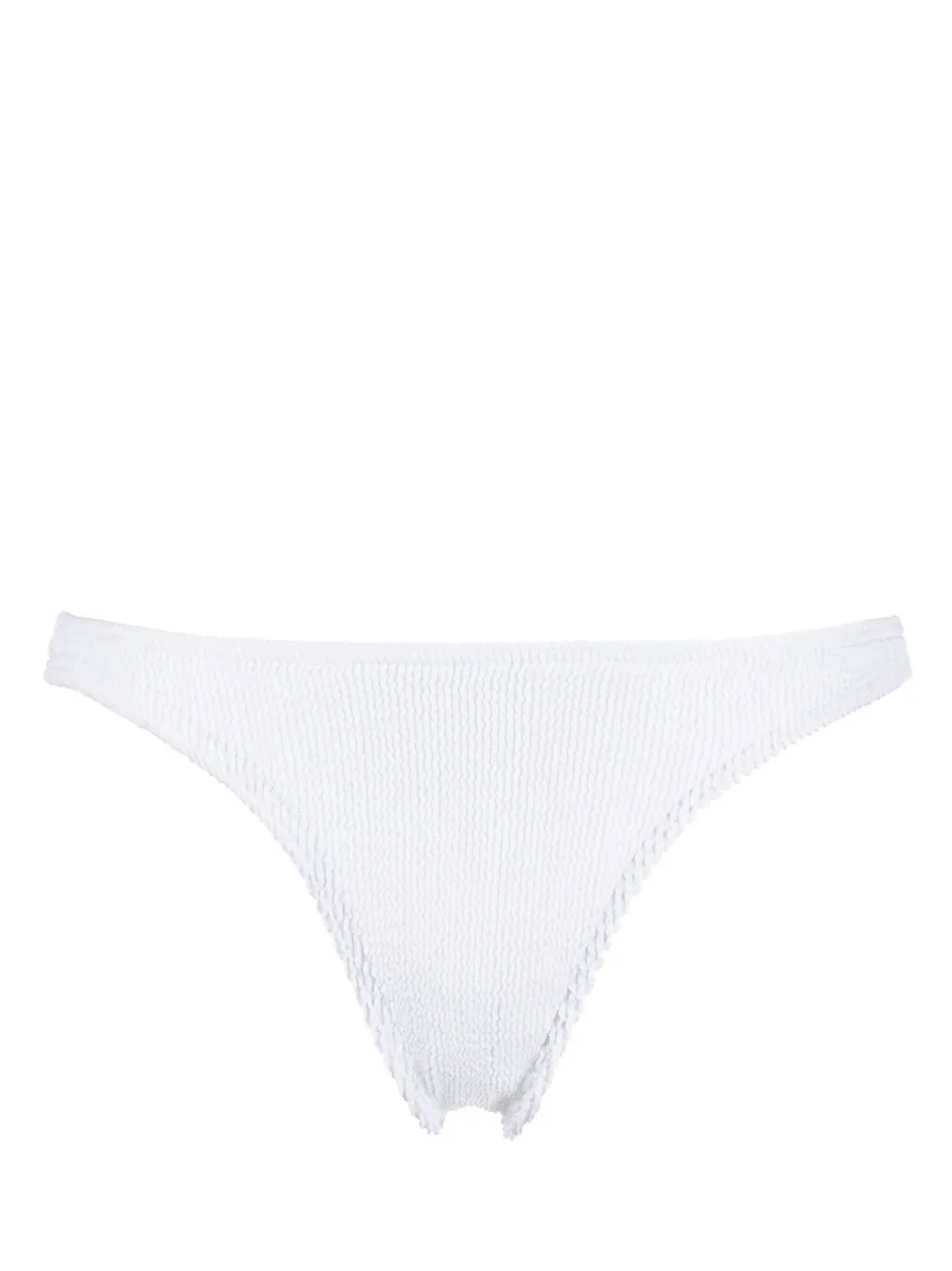 Bond-eye Bound seersucker bikini bottoms - White