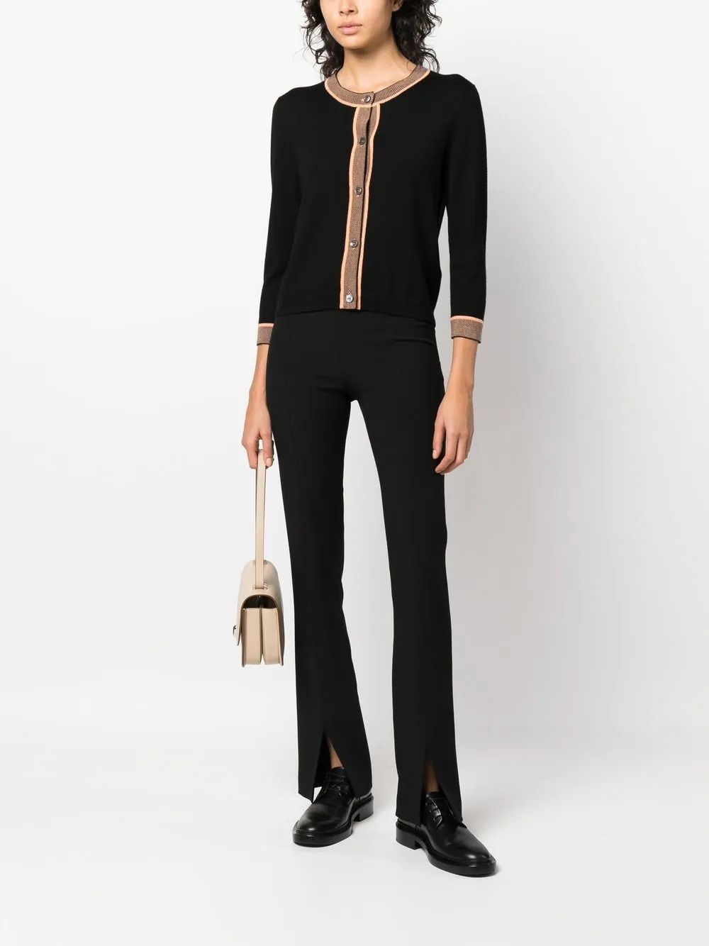 PS Paul Smith Tweekleurig vest - Zwart