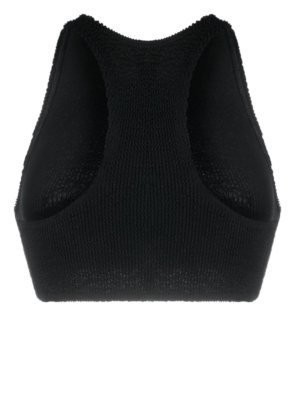 Bond-eye Cropped bikinitop - Zwart
