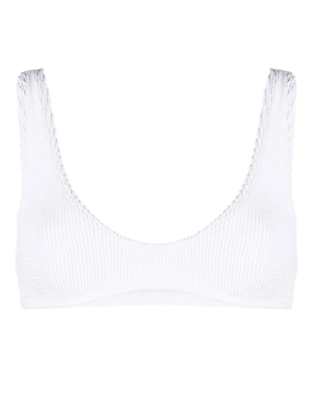 

Bond-eye Scout crinkled bikini top - White