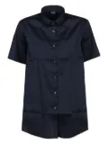 Fay short-sleeve button-down shirt - Blue