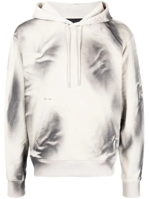 HELIOT EMIL hoodie con estampado abstracto