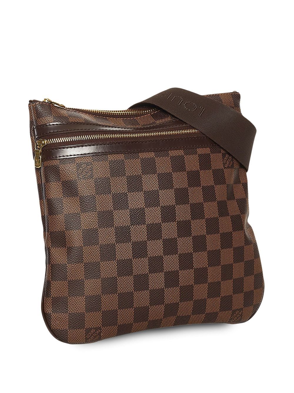 Pre-owned Louis Vuitton 2007 Bosphore Crossbody Bag In Brown | ModeSens