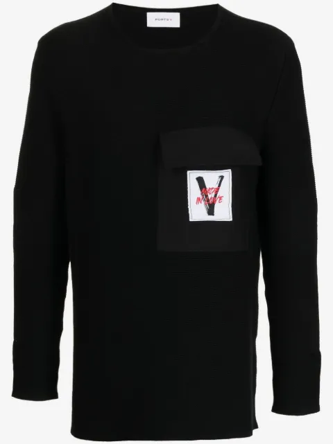 Ports V pull à patch logo