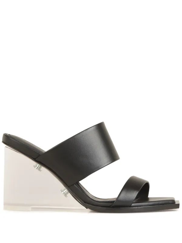 Alexander McQueen ミュール ブラック 37 Alexander McQueen レザーミュール | ブラック | FARFETCH JP