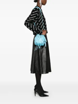 BALENCIAGA ドット柄 バケットバッグ BALENCIAGA ドット柄 バケットバッグ - メルカリ