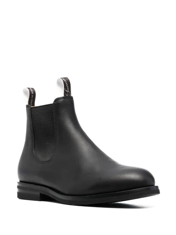Scarosso William III Leather Chelsea Boots | Black | FARFETCH