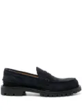 Scarosso chunky-soled suede loafers - Blue