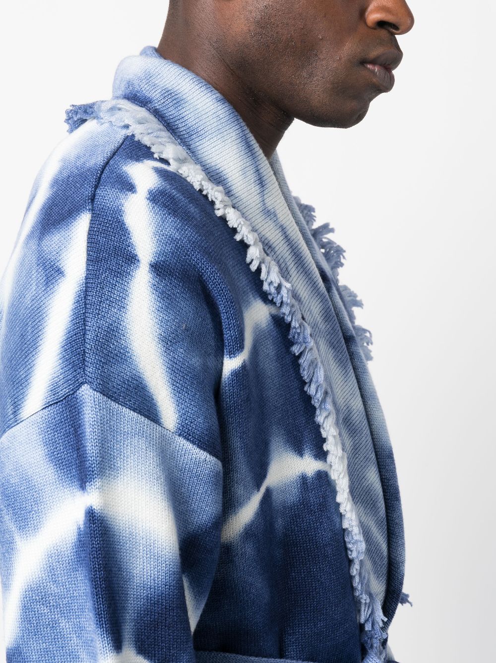 Alanui Shibori Tie Dye Wool Cardigan Farfetch