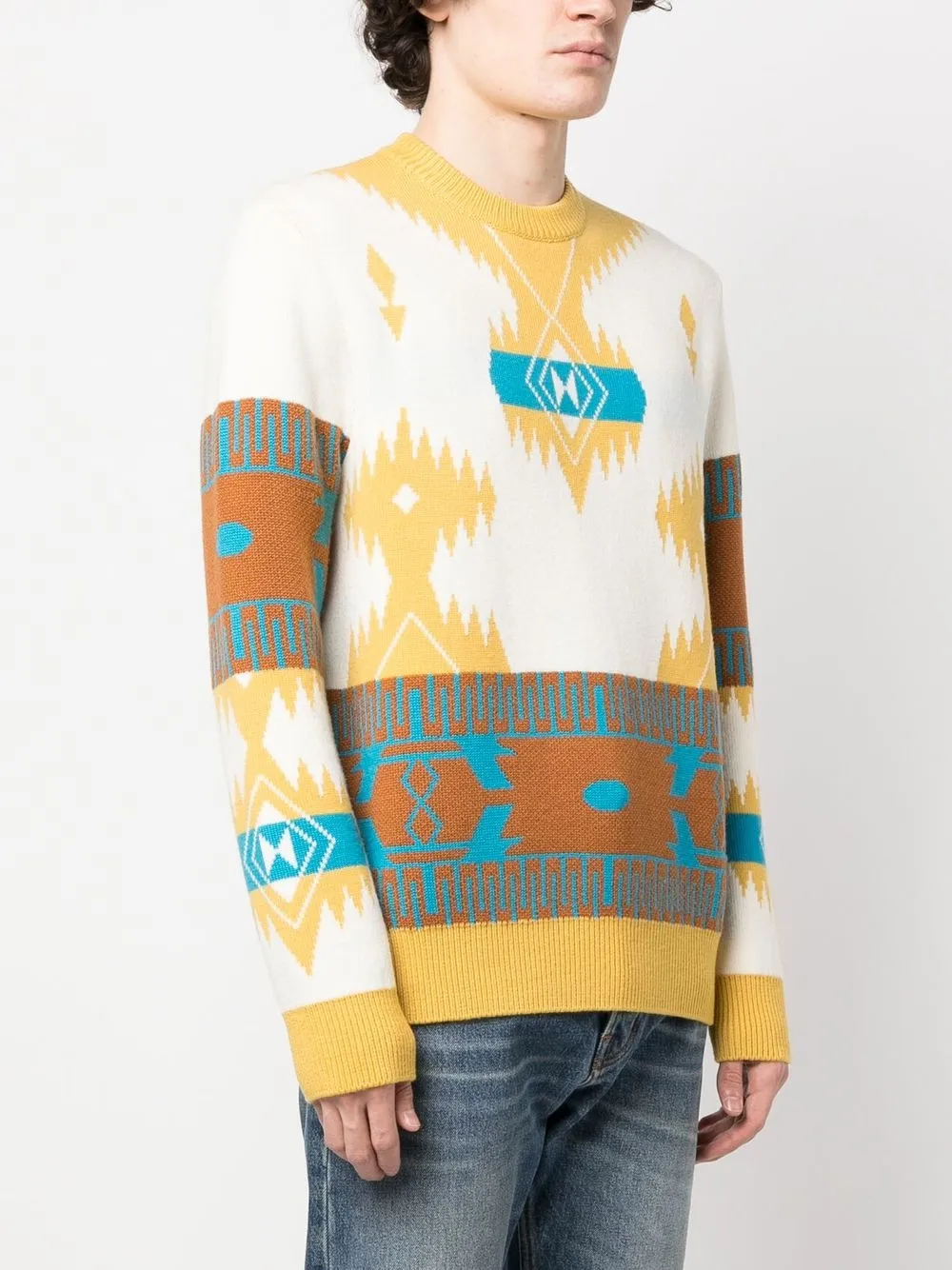 Alanui Icon Jacquard Jumper In Neutrals