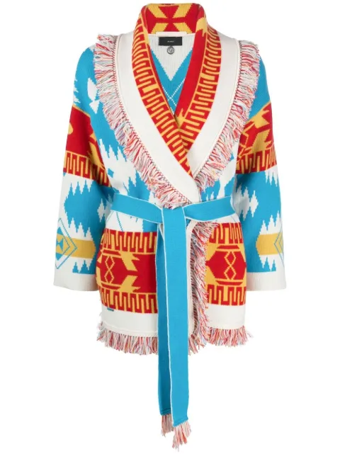Alanui Icon jacquard-knit cardigan