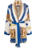 Alanui Tweety Cowboy Icon Jacquard cardigan - Neutrals