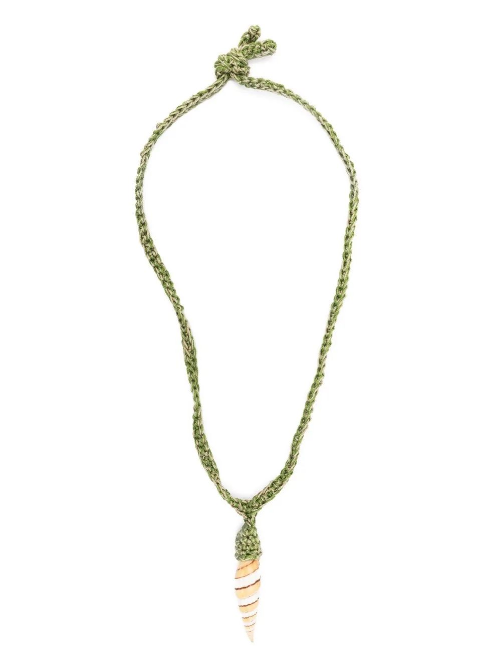 

Alanui Mitra shell-pendant necklace - Green