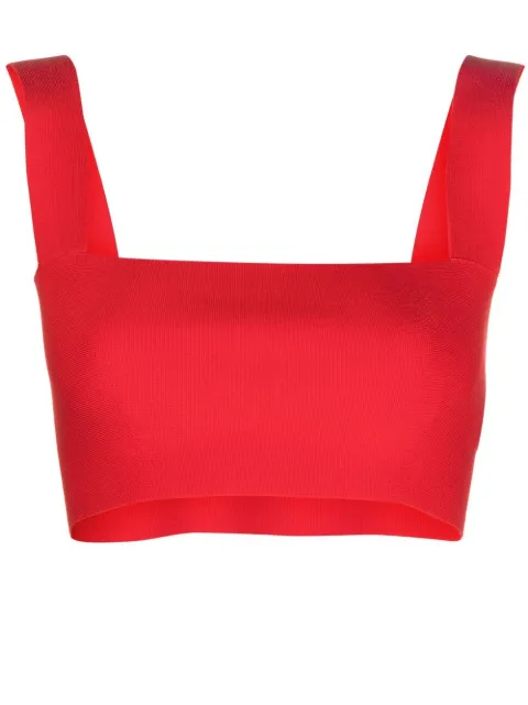 Victoria Beckham square-neck cropped top