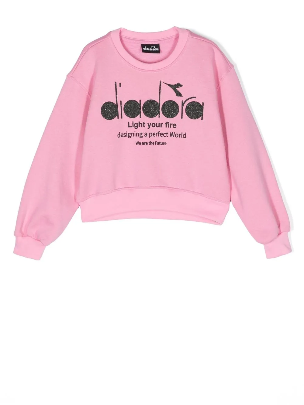 

Diadora Junior logo-print sweatshirt - Pink