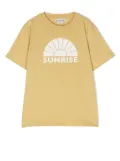 Bonpoint Thibald graphic-print T-shirt - Yellow